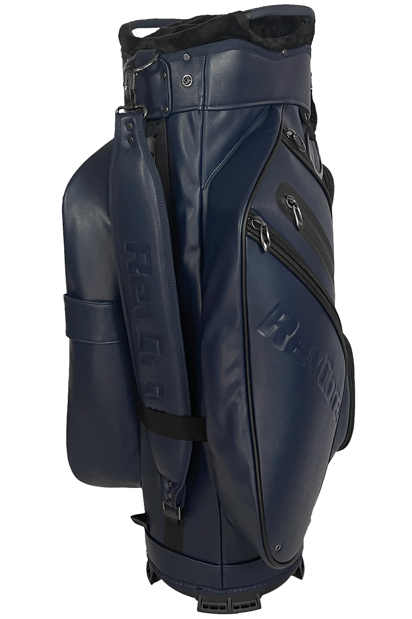 revcore blue cart golf bag by caddydaddy back view