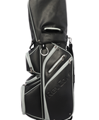 revcore black cart golf bag by caddydaddy with rain cover