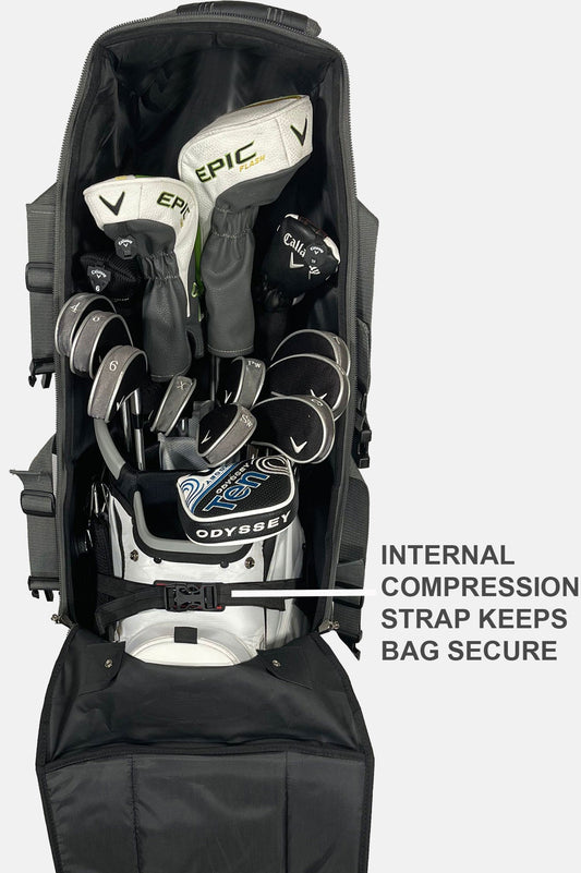 Defender Golf Travel Bag | Custom EVA Mold w/Extra Padding - CaddyDaddy