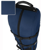 first class golf travel bag blue cover top