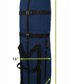 first class golf travel bag blue cover measurements